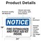 Signmission Fire Extinguisher And First Aid Kit Inside OSHA Notice Sign, Vinyl Decal, 24in W x 18in L, 2PK OS-2PACK-NS-D-1824-L-12593 - alternate 4